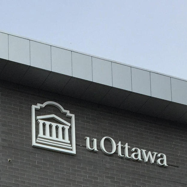 University of Ottawa logo on building