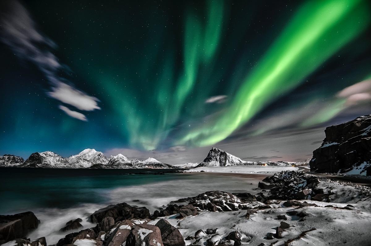 Aurora Borealis in the Arctic