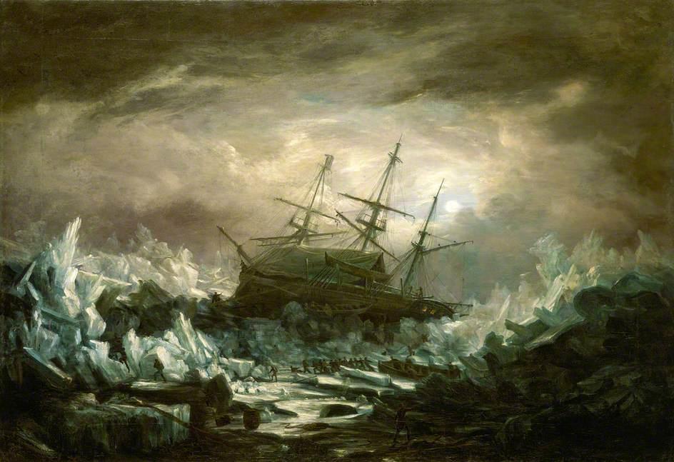 HMS Terror in the Arctic Regions