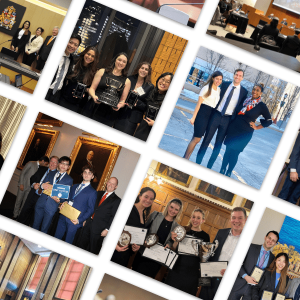 Photos collage of students