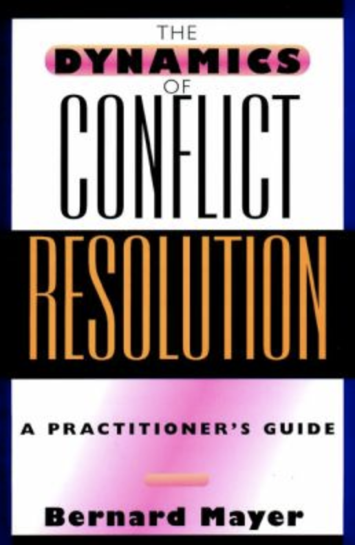 The Dynamics of Conflict Resolution book
