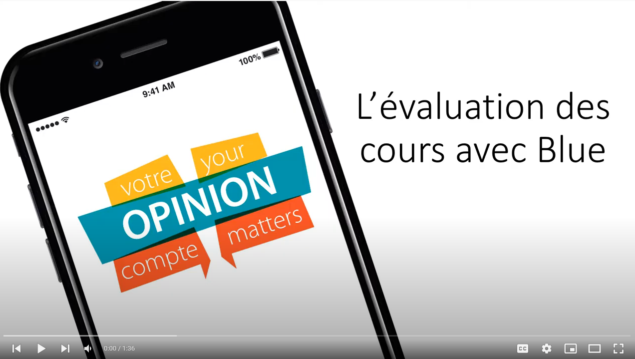 Capture d'écran de la vidéo " Lire vos rapports d'évaluation ".