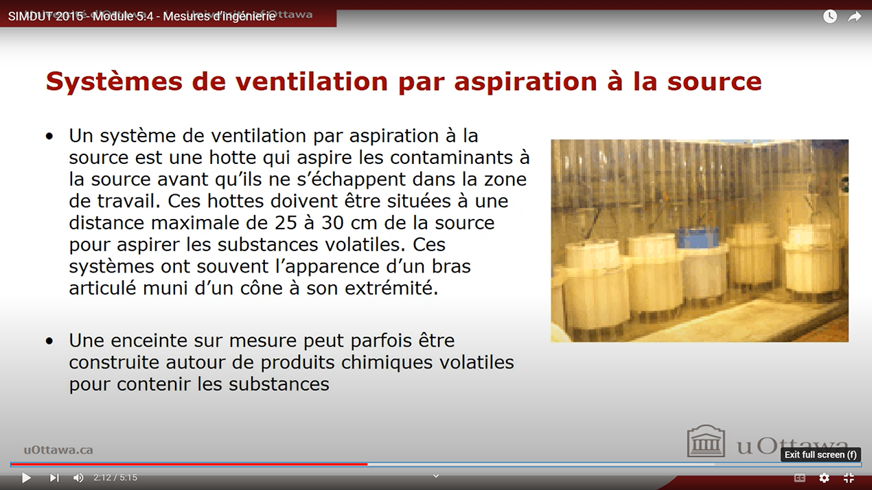 SIMDUT 2015 - Module 5-4 - Mesures d’ingénierie