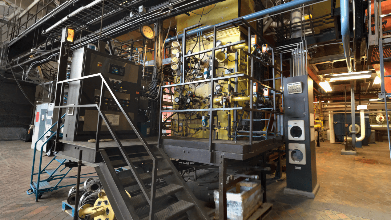 Image d'une visite à 360 degrés de la Centrale thermique