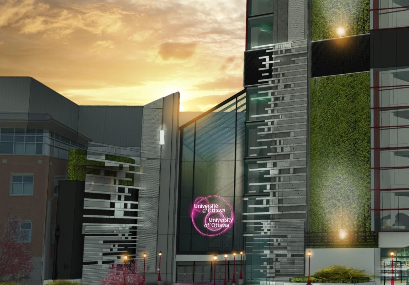 A picture of uottawa buildings