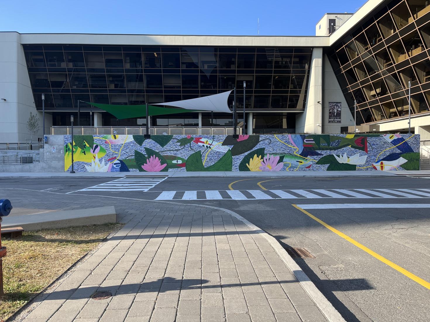 Peinture murale de l'artiste Kellen Hatanaka