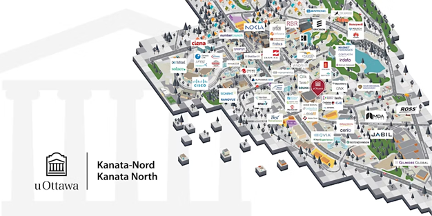 Carte de Kanata-Nord