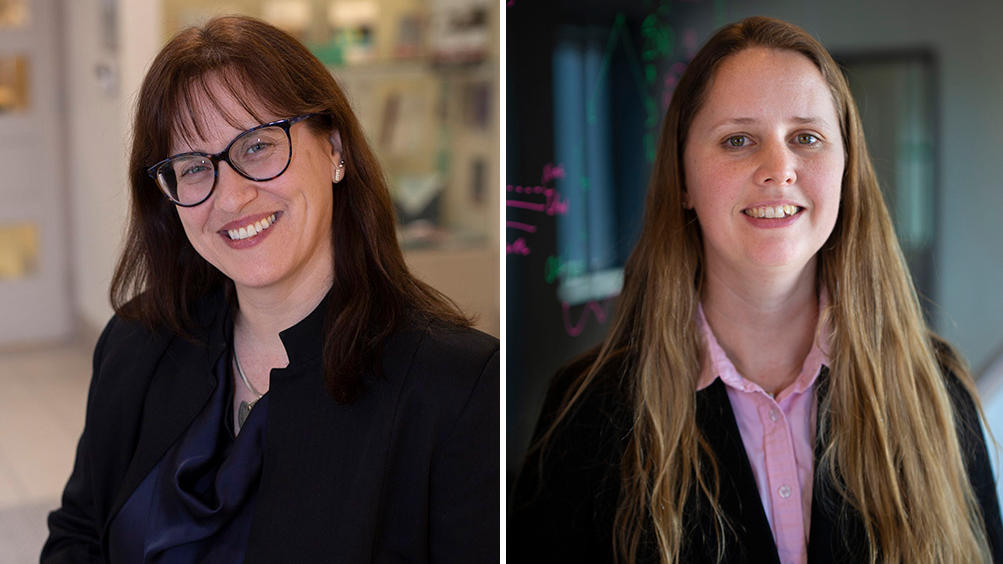 Beverly Baker and Anne Broadbent