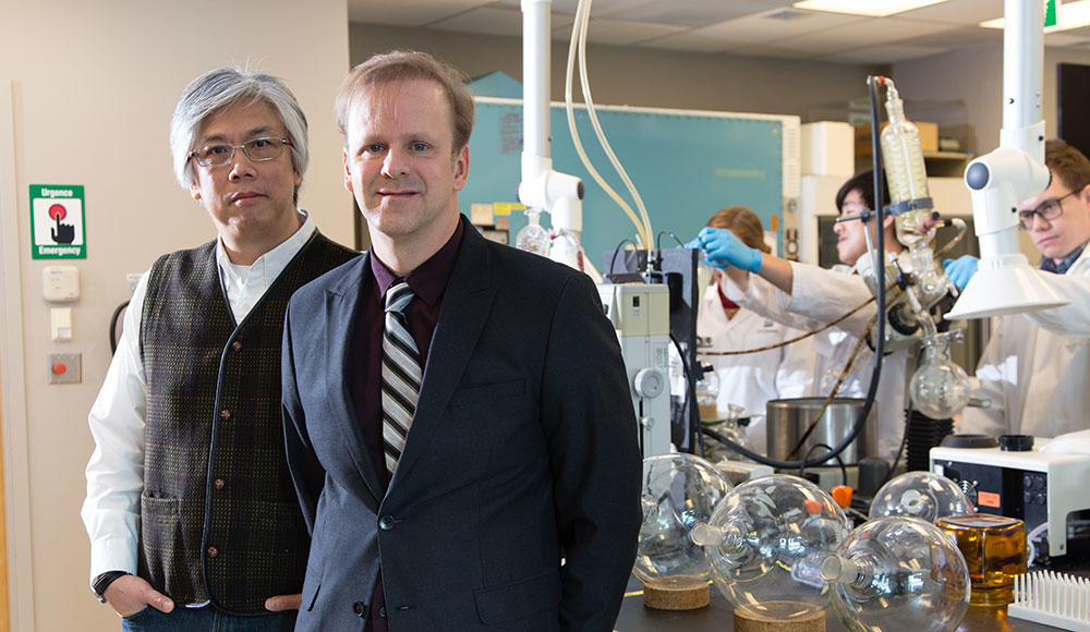 Laurie Chan and Jules Blais