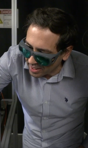 Researcher in the lab