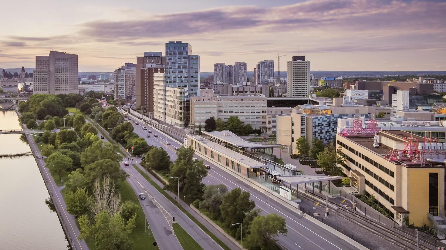uOttawa campus from above