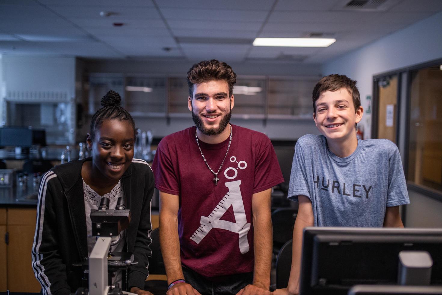 Youth in lab