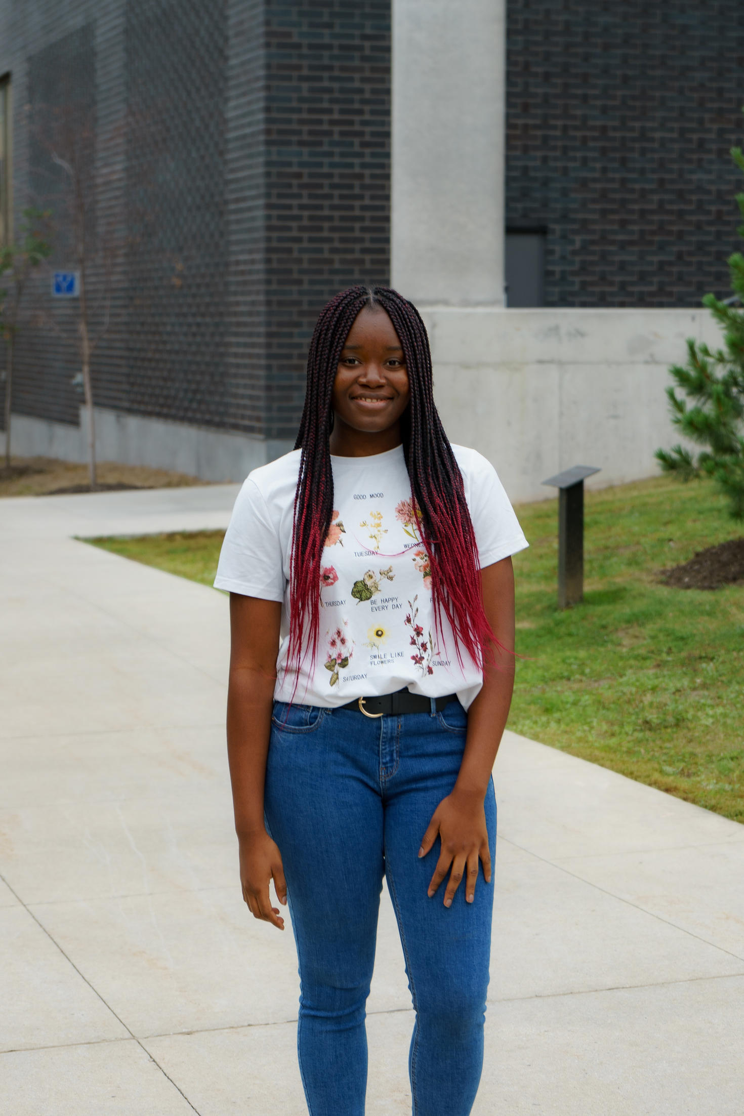 Undergraduate student Nolive Gnan