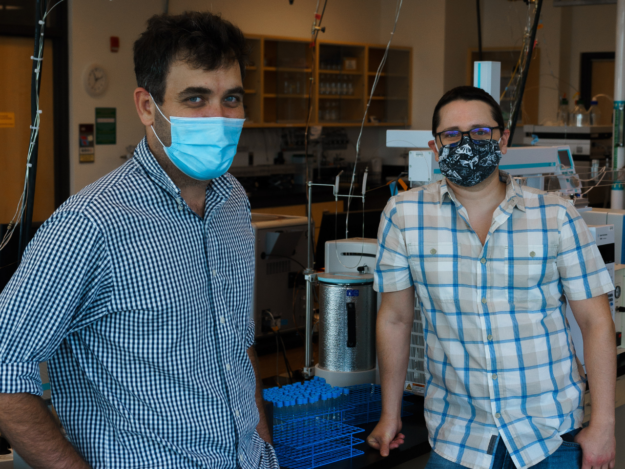 Professor Clément P. Bataille and Postdoctoral Fellow Felipe Dargent