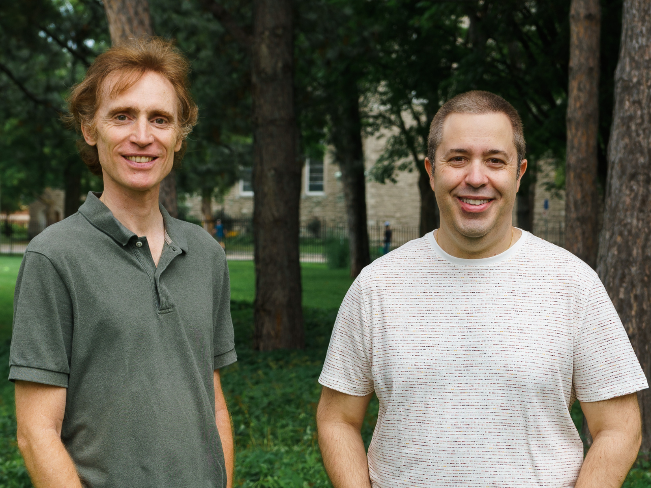 Professor Frithjof Lutscher and Postdoctoral Fellow Sébastien Portalier
