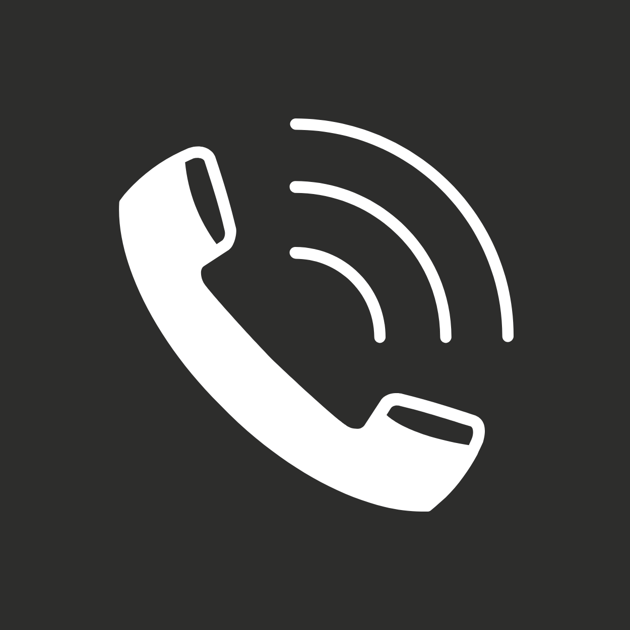 Icon representing telephone support.