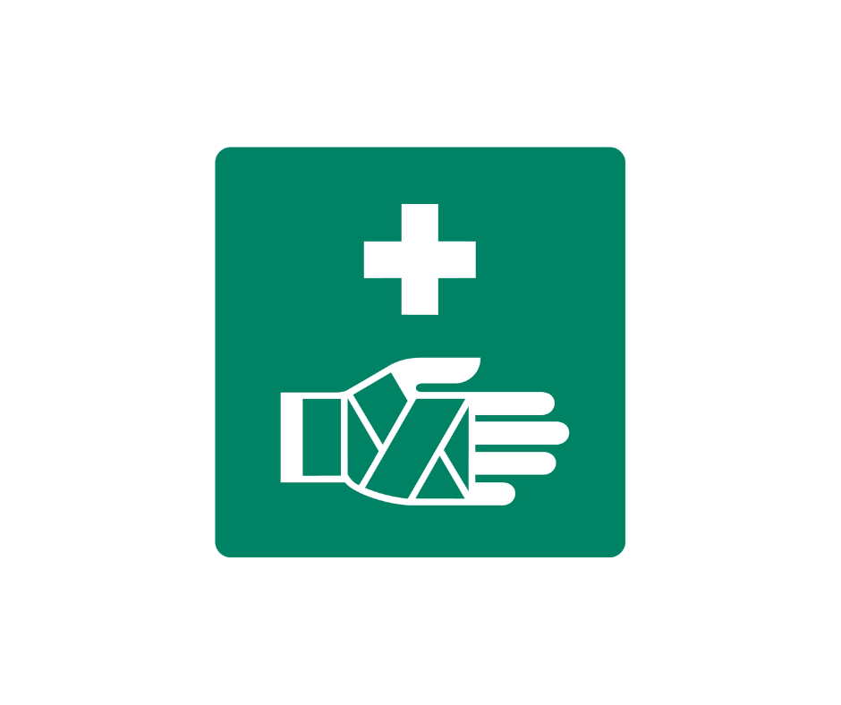 first aid kits signage