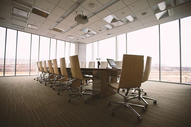 Empty boardroom.