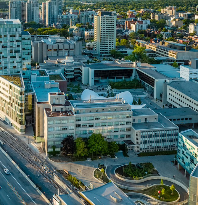 uOttawa campus buildings.