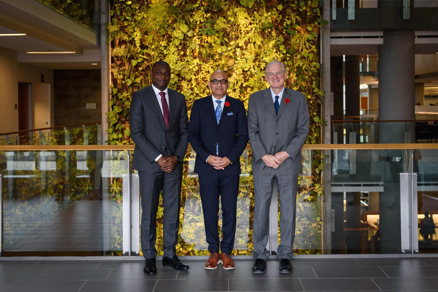 H.E Rieaz Shaik, Jacques Frémont and Sanni Yaya