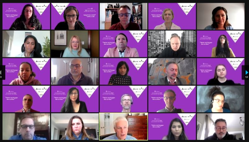 Screenshot of uOttawa Women in innovation MS Teams meeting