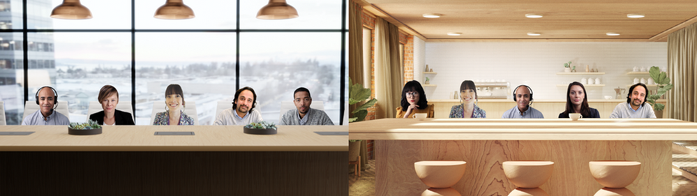 Together mode Microsoft Teams screenshot