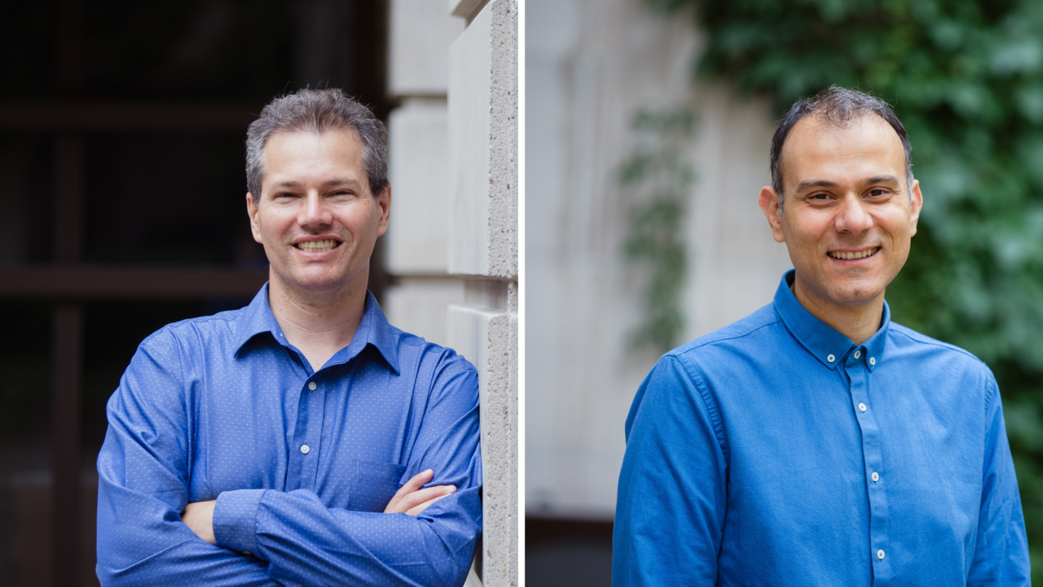 Photos: Jérémie Séror, OLBI Director, and Nikolay Slavkov, CCERBAL Director