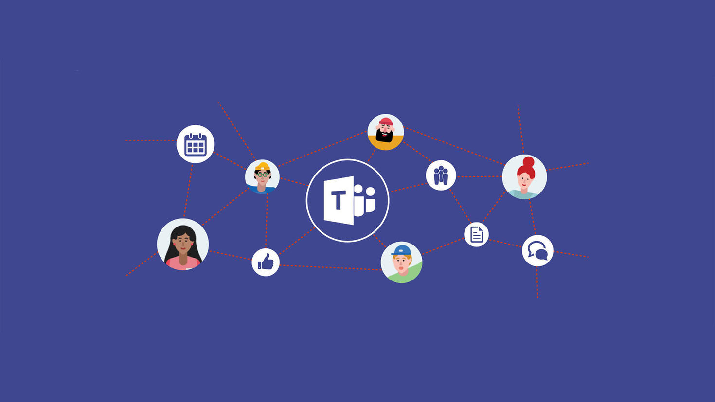 Icons representing MS Teams