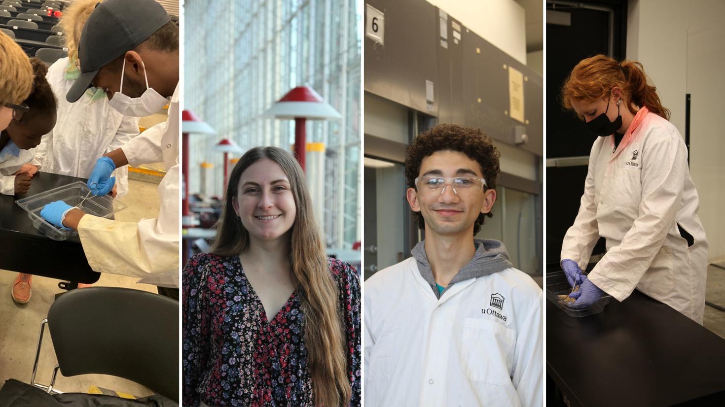 Sacha Kayijuka, Meghan Brown, Anthony Rahme, and Geneviève Armstrong