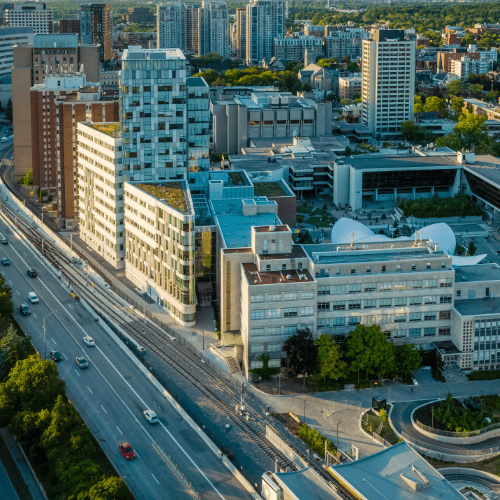 Campus from above