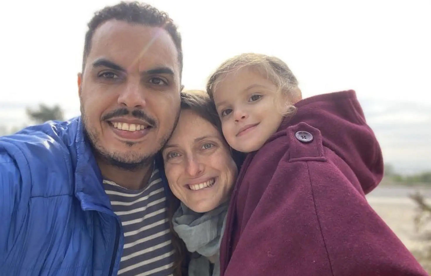 Raouf, wife and child