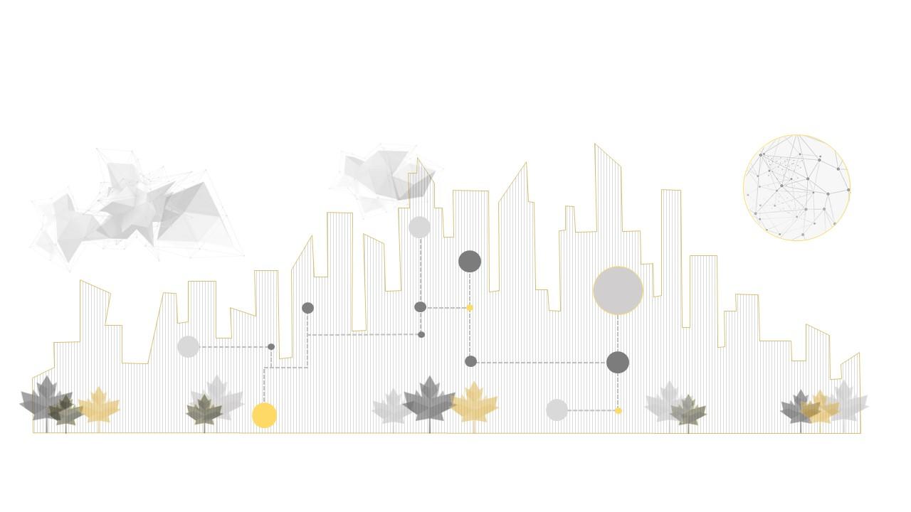 Design of a city landscape