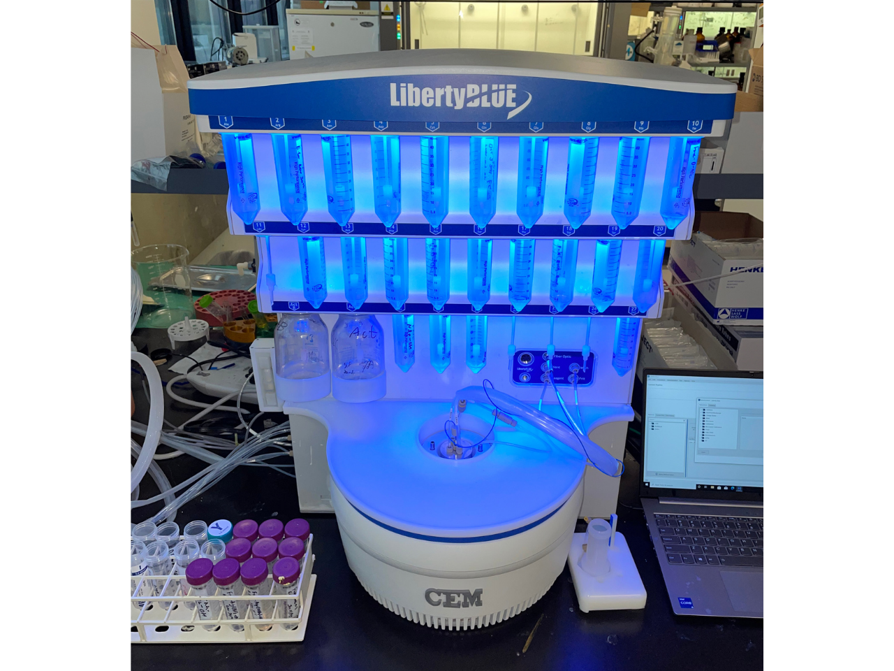 Liberty Blue Automated Microwave Peptide Synthesis system