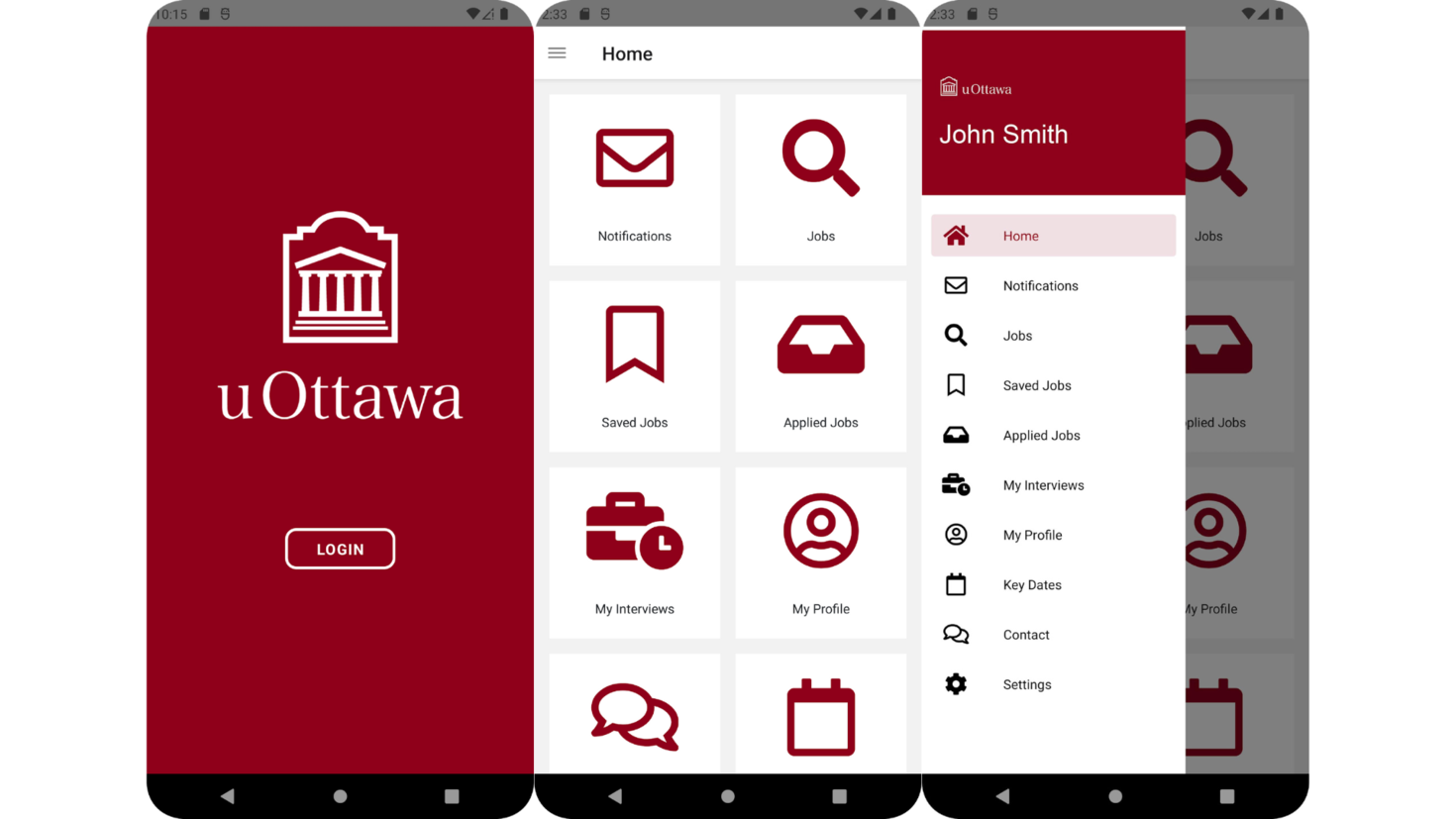 app interface 