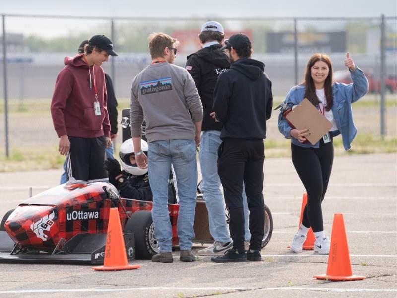 The Formula SAE uOttawa team