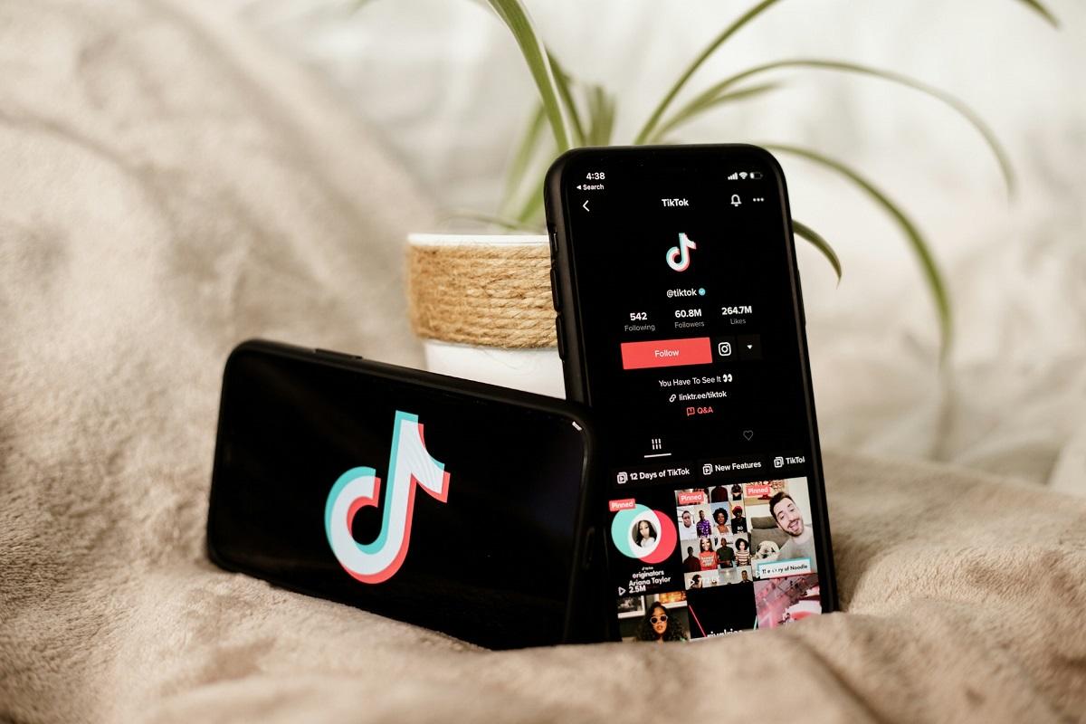 TikTok app on iPhone