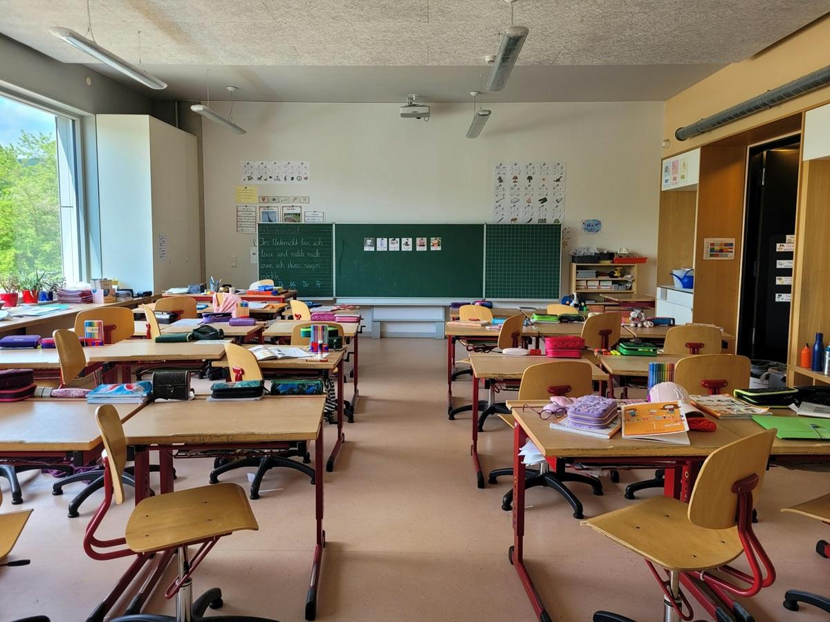 Empty classroom