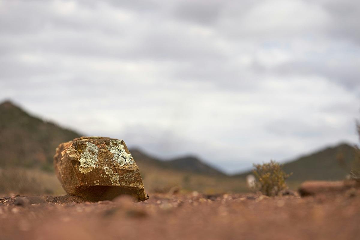 Raw Copper on a desert bed
