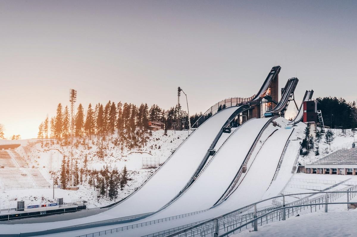 Ski jump course