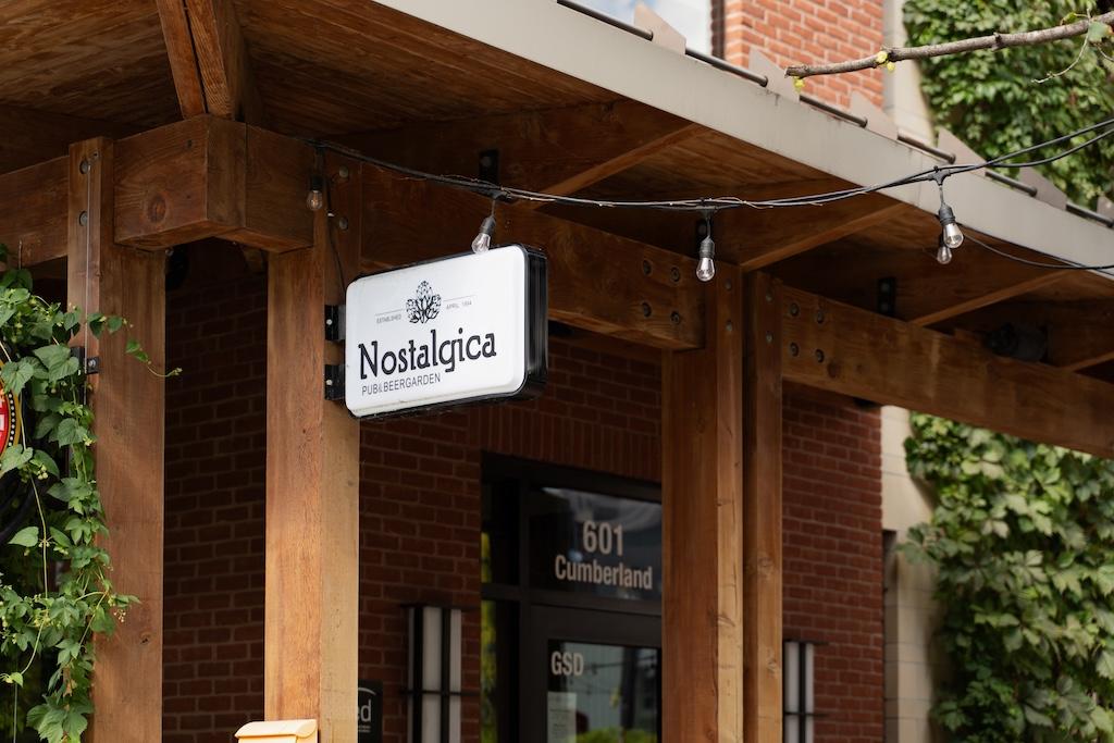 Nostalgica pub on campus