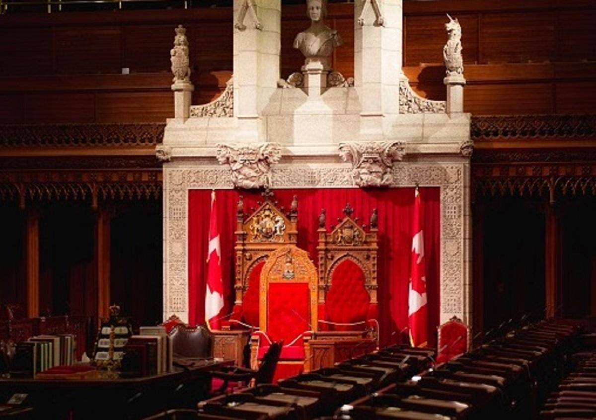Interior of parliament