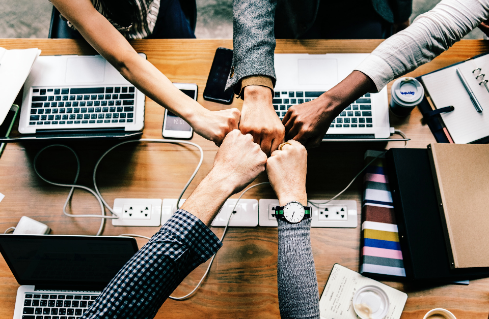 Women working together