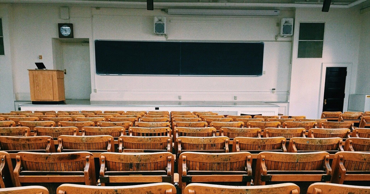 An empty classroom