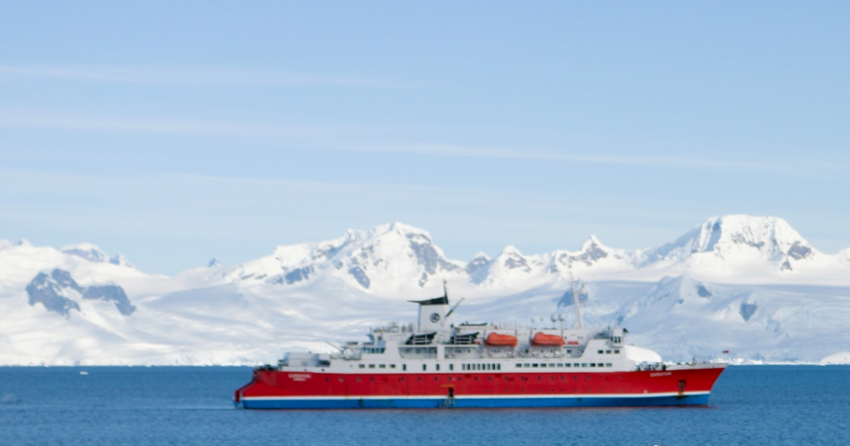 Ship in the Arctic