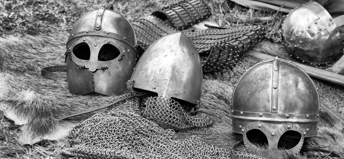 old helmets
