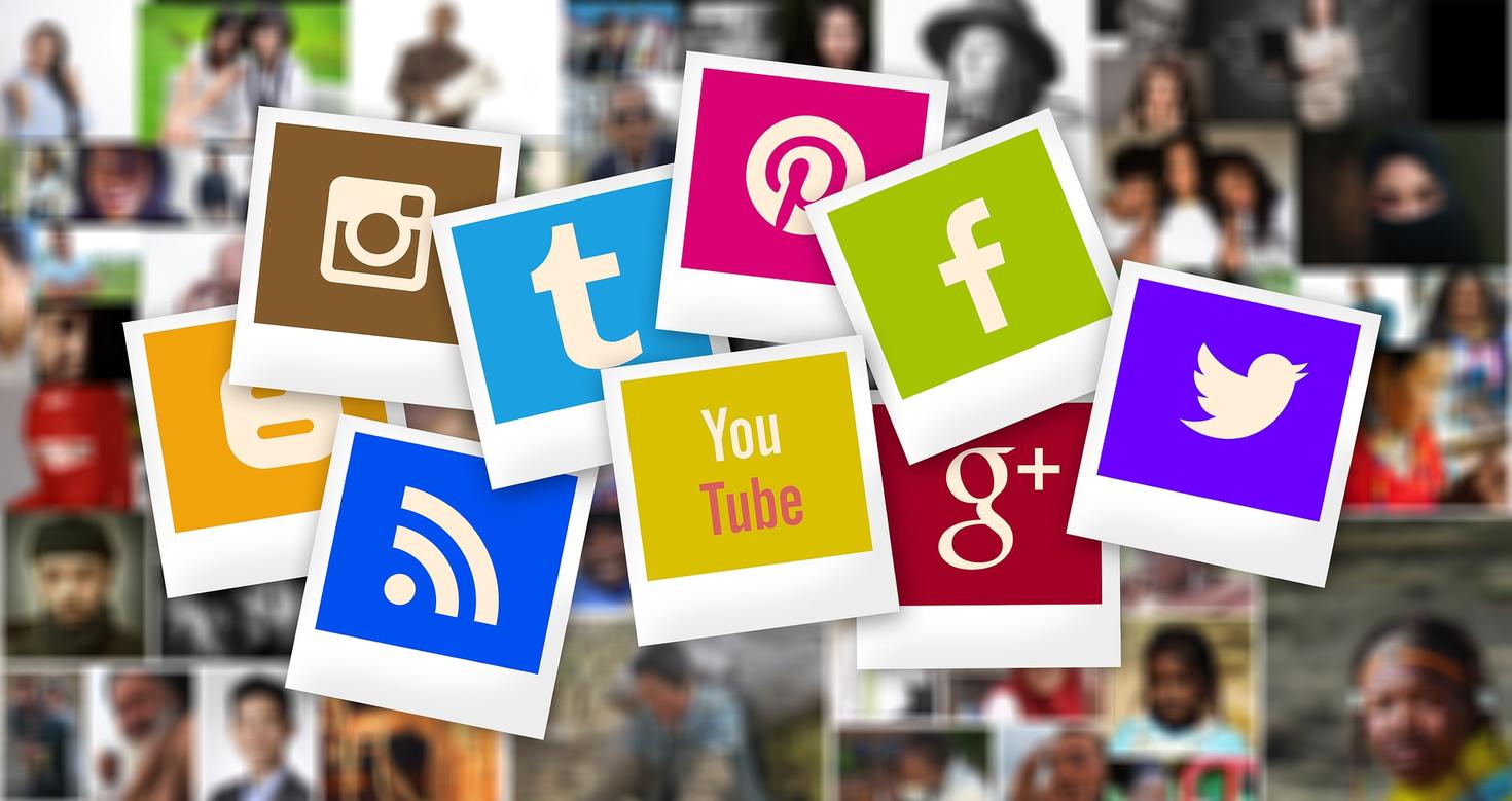 Image of all social media logos