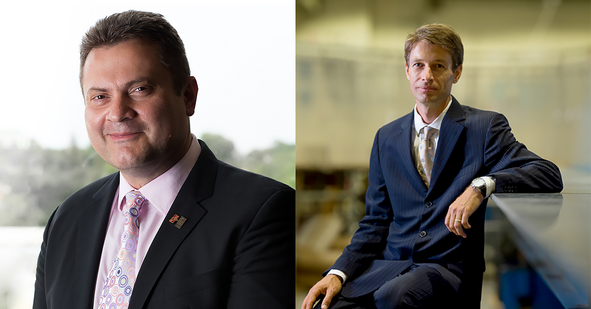 Researchers Ioan Nistor and Colin Rennie