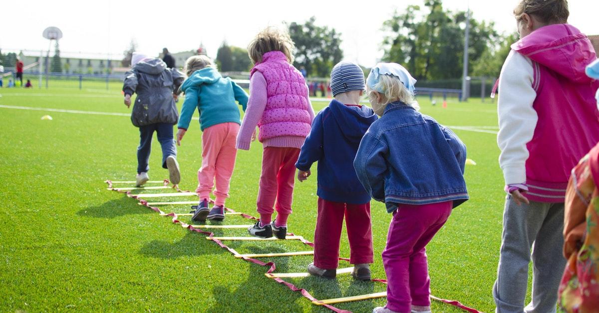 Children playing outdoors