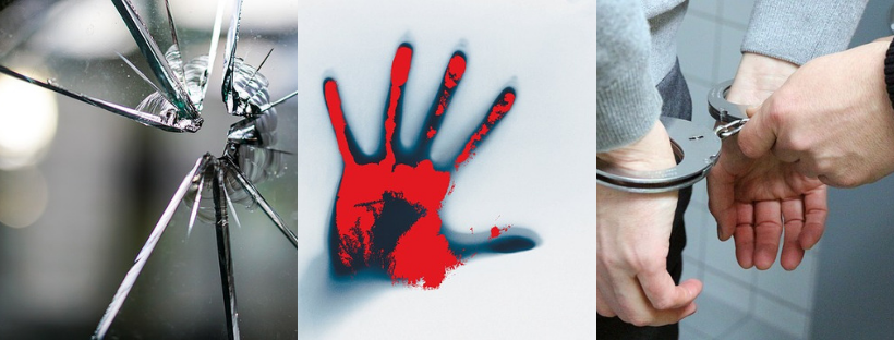 Depiction of violent crimes