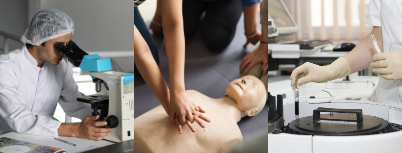 Different careers in Health Care